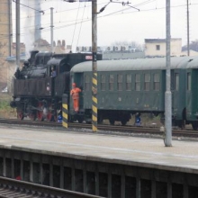 Souprava po mikulášském expresu odstavena na zadní kolej. Snad se s ní zase někjdy setkáme na nějaké akci. 