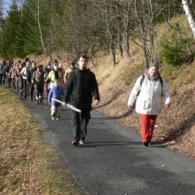 A celá výprava se vydala směrem na nádraží Hermsdorf-Rehefeld 