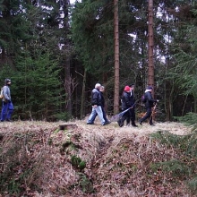 Na trase z Moldavy směr Holzhau. 